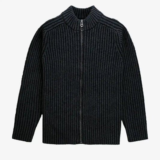 Schott® N.Y.C. Full-zip Ribbed Sweater