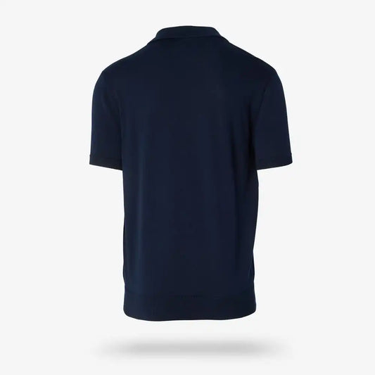 Short Sleeve Knit Polo