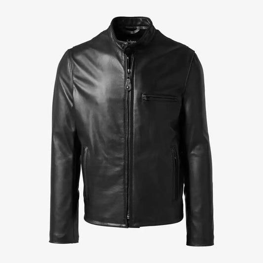 Schott® N.Y.C. x Allen Edmonds Café Racer 2.0 Leather Jacket