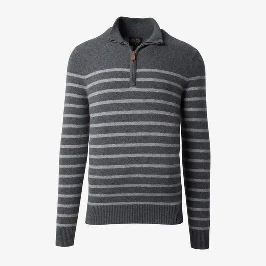 Cashmere Quarter-zip Sweater