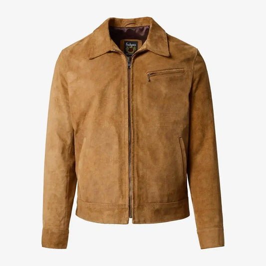 Schott® N.Y.C. x Allen Edmonds Rough-out Suede Jacket